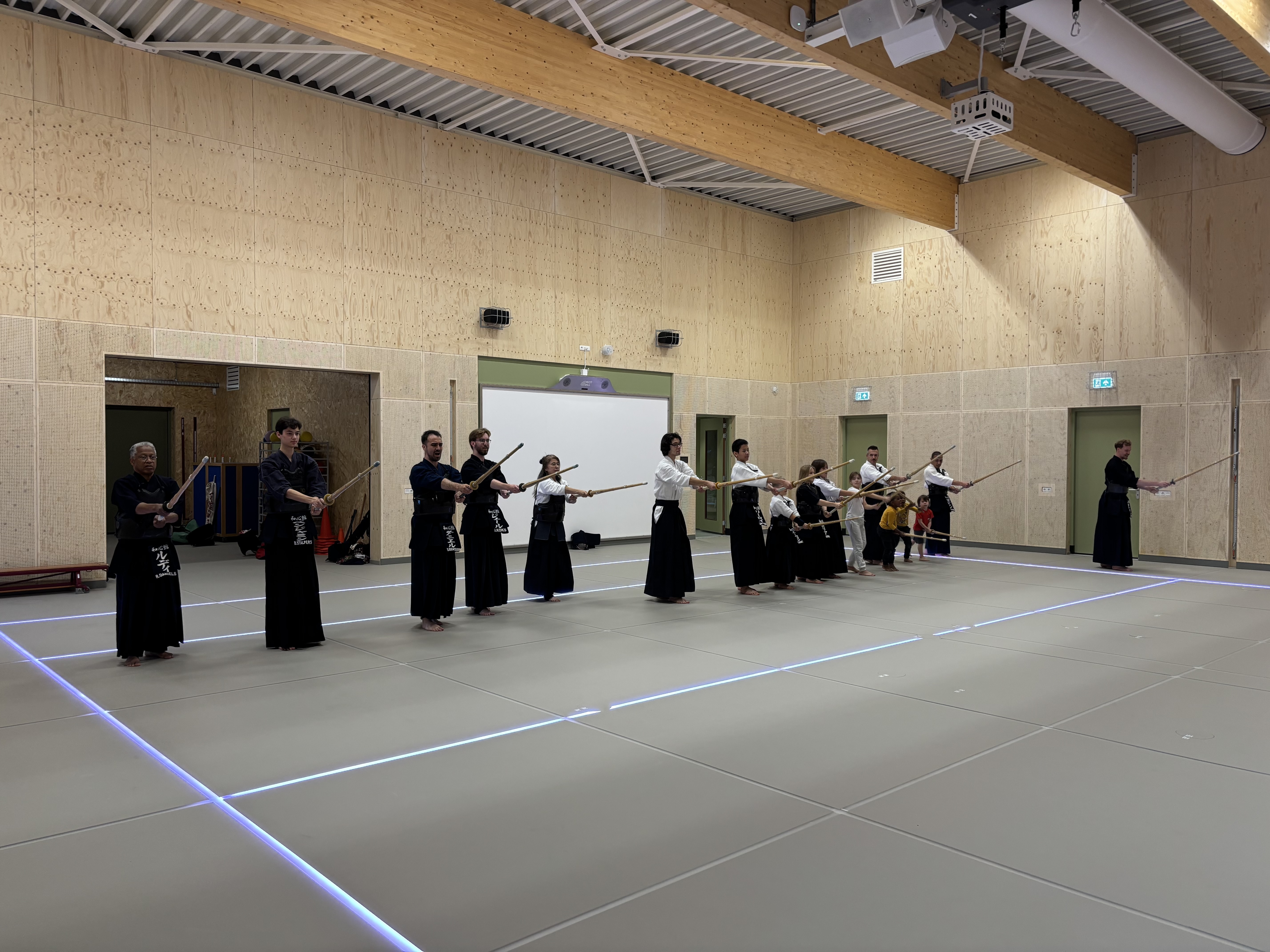 Kids and Adults Ready to Go