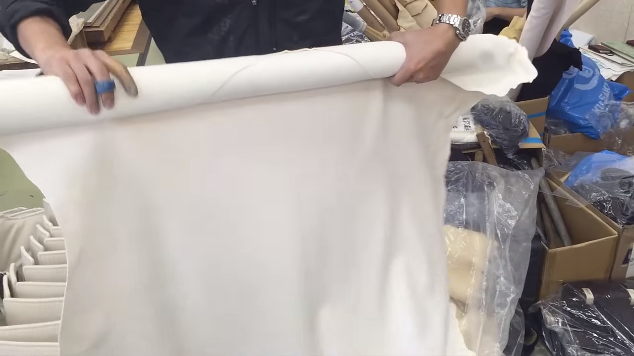 White Deer Skin for Kote