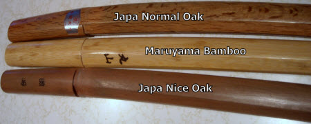 bamboo bokuto,bokuto kodachi,comparison,