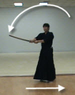 Strike Men when left foot comes forwards