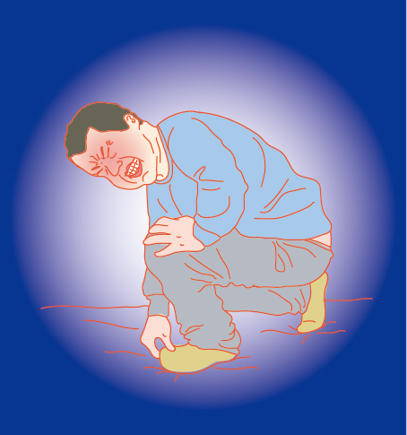 Pins and needles in legs