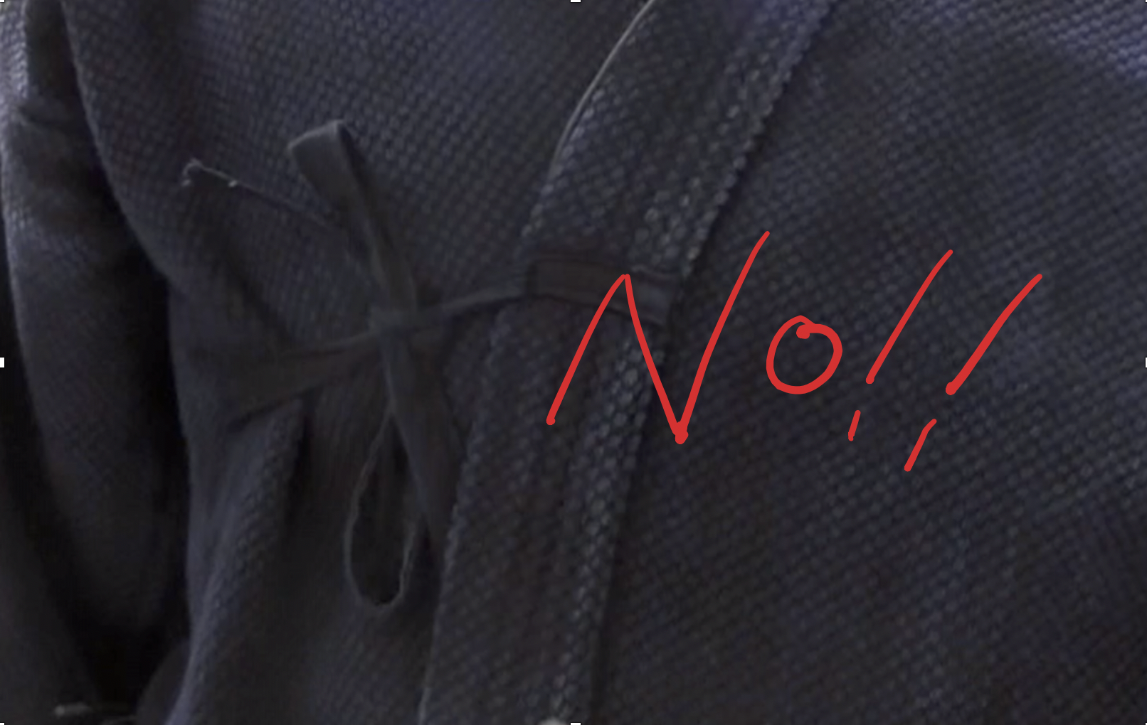 Figure 3: the bow/ribbon shouldn't be vertical. It should be horizontal